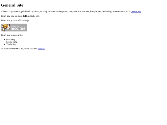 index screenshot