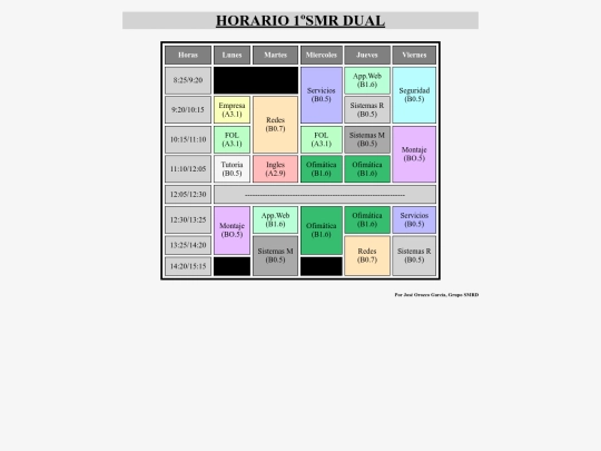 horario/horario screenshot