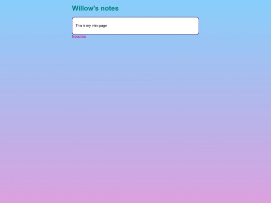 index screenshot