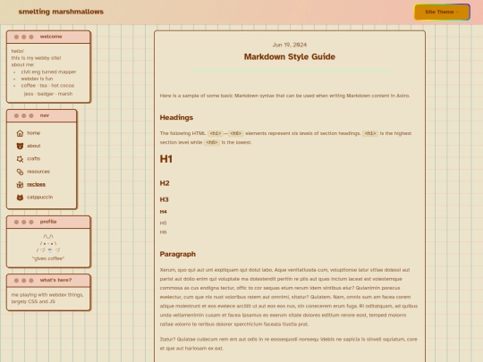 recipes/markdown-style-guide screenshot