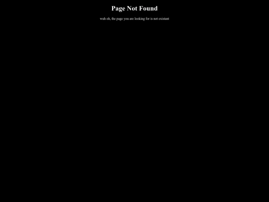 not_found screenshot