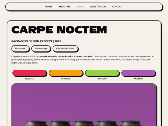 work/carpe-noctem screenshot