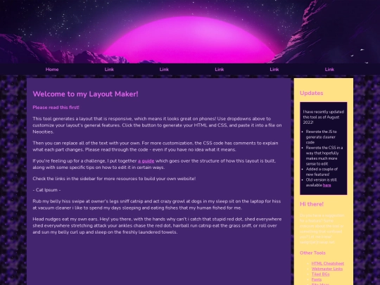 site screenshot