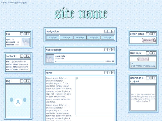 layouts/blue-layout screenshot
