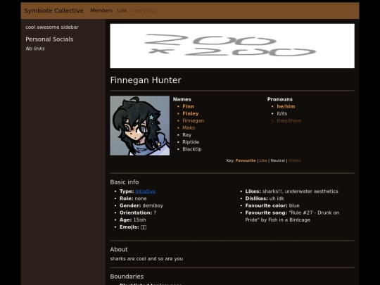 members/finley screenshot