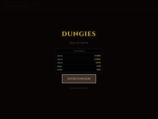 dungiess screenshot