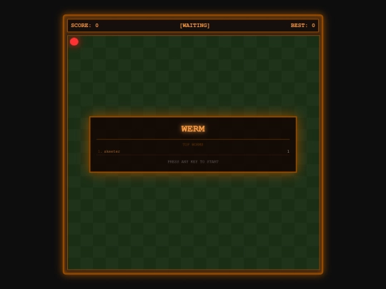werm screenshot