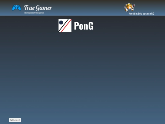 idev-games/pong screenshot