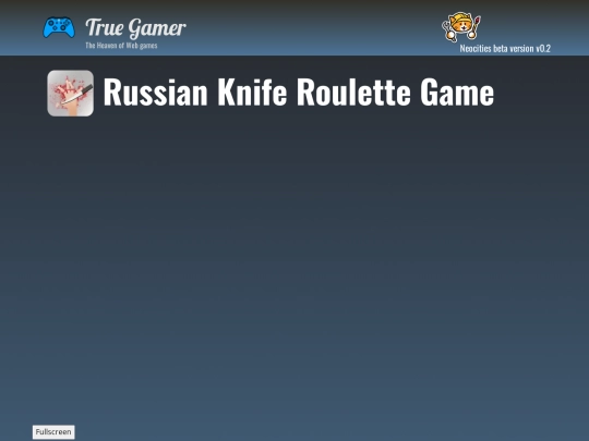 idev-games/russian-knife-roulette-game screenshot
