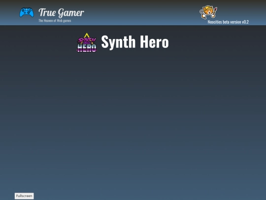 idev-games/synth-hero screenshot