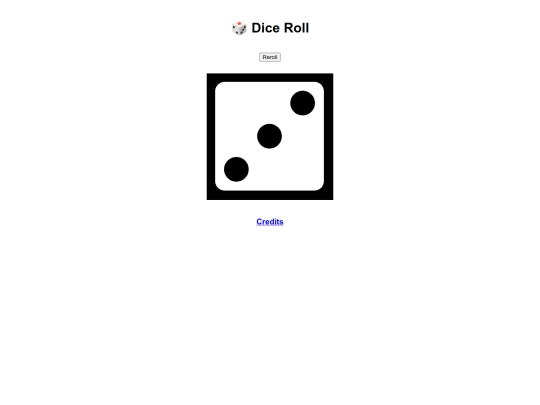 diceroll screenshot