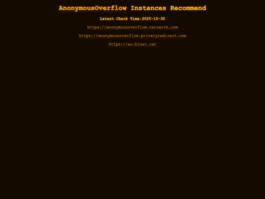 AnonOverflow screenshot