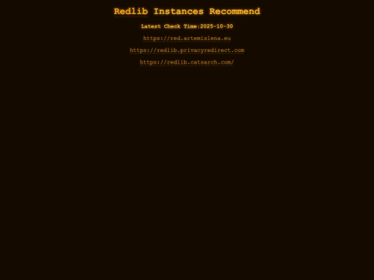 Redlib screenshot