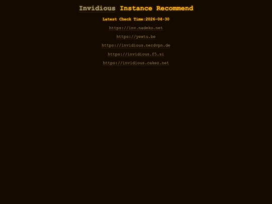 invidious screenshot