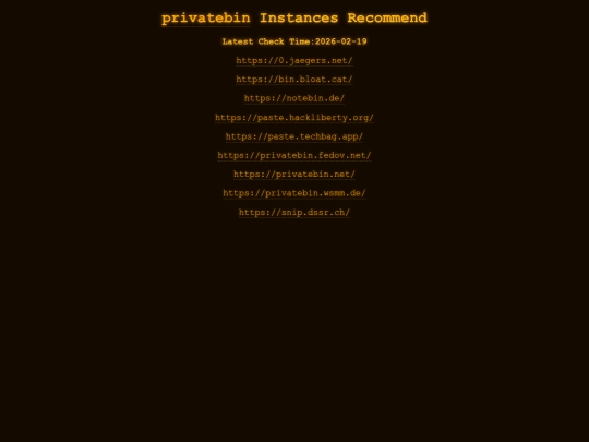 privatebin screenshot