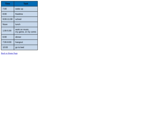 Web-Design-Stuff/Web-Design-Schedule-Alli-Tuma screenshot