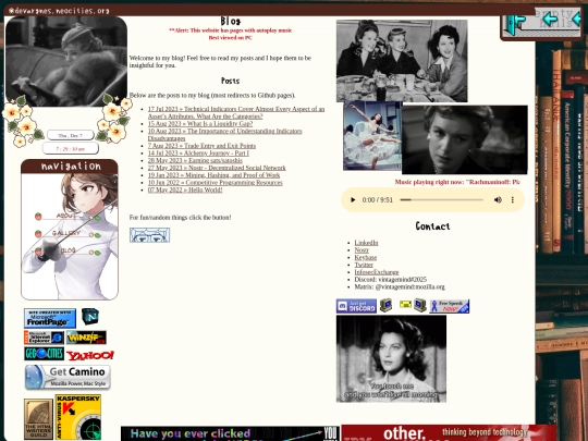 blog screenshot