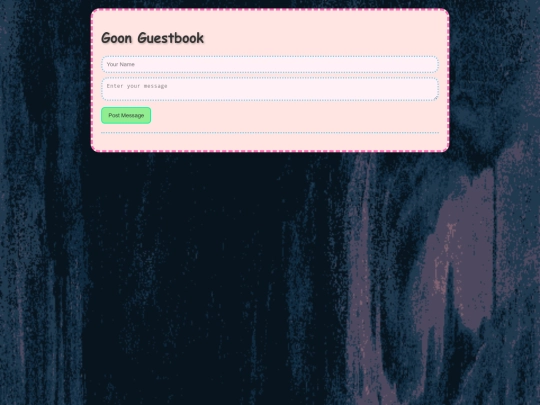 GCave-Guestbook screenshot