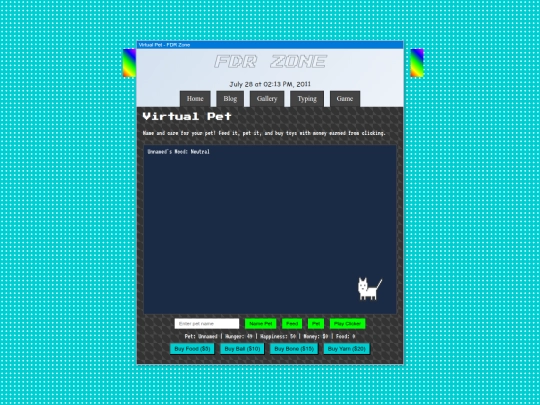 virtualpet screenshot