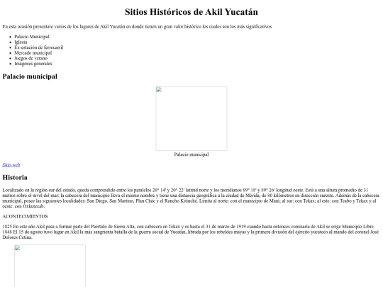 Proyecto finalJoseNic/Sitios históricos de mi comunidad screenshot