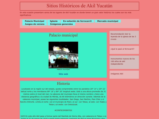 examen/Sitios históricos de mi comunidadpalacio screenshot