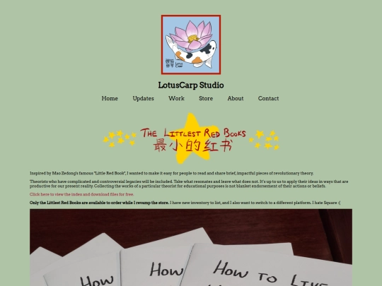 zines screenshot