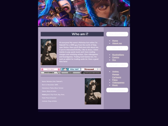aboutme screenshot