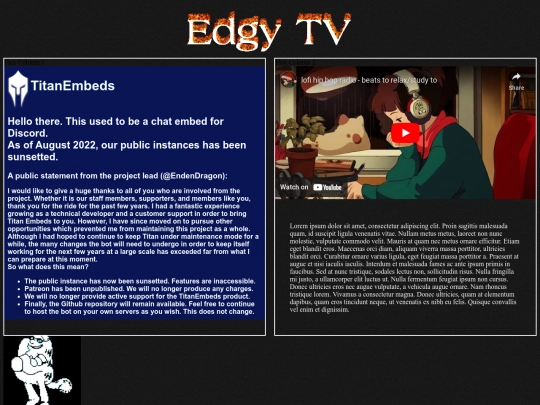 EdgyTV screenshot