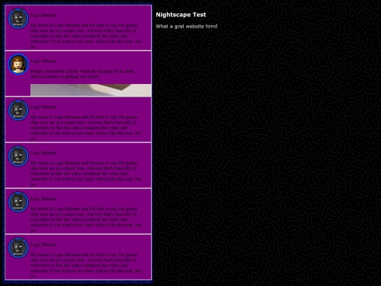 Nitescape screenshot