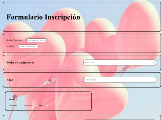Formulario screenshot