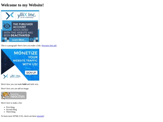 index screenshot