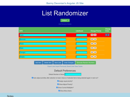 randomizer screenshot