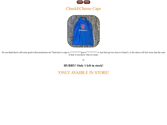 ChuckECheese_Cape screenshot