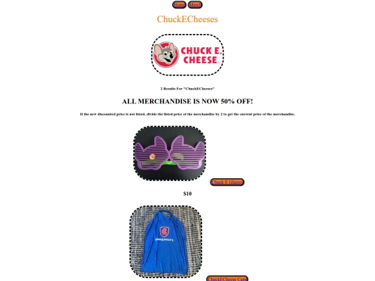 ChuckECheeses screenshot