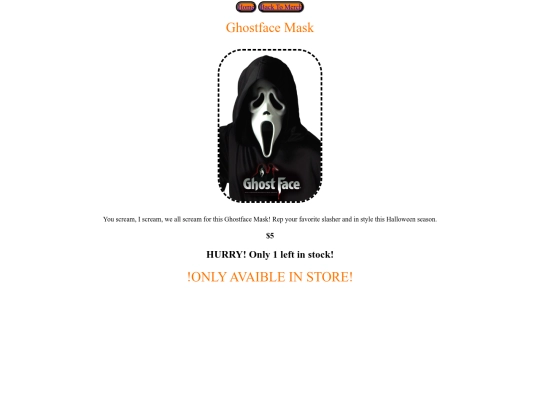 Ghostface_Mask screenshot