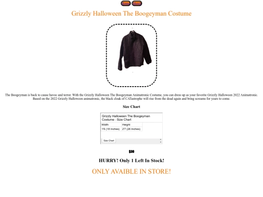 Grizzly_Halloween_The_Boogeyman_Costume screenshot