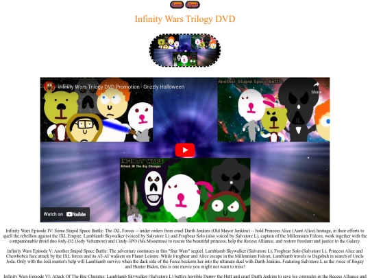 Infinity_Wars_Trilogy_DVD screenshot
