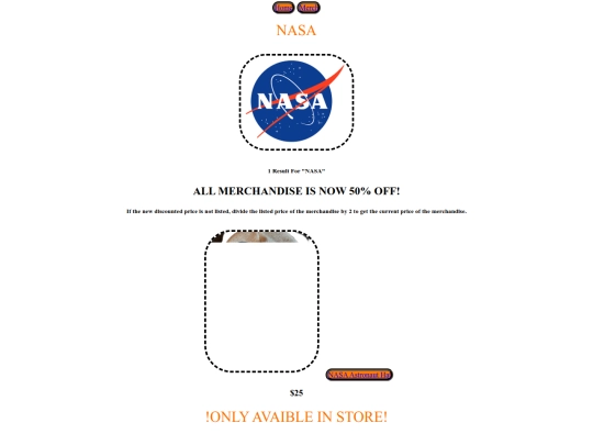 NASA screenshot