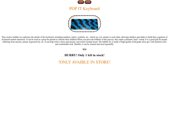 POP_IT_Keyboard screenshot