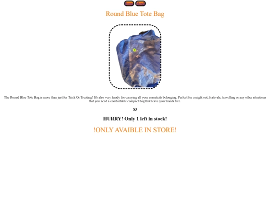 Round_Blue_Tote_Bag screenshot