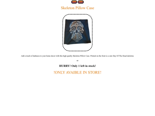 Skeleton_Pillow_Case screenshot