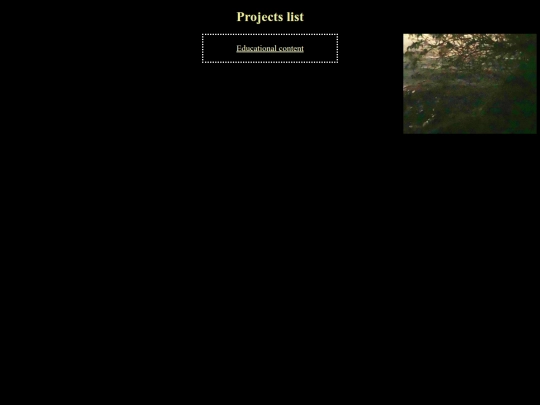 projectlist screenshot