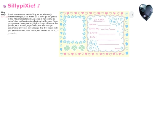 online library/website 2/diary screenshot