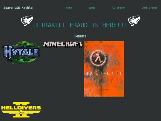 games screenshot