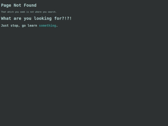 not_found screenshot
