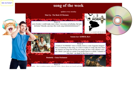 songoftheweek screenshot