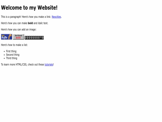 index screenshot