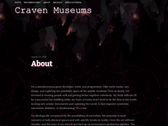 about-me screenshot