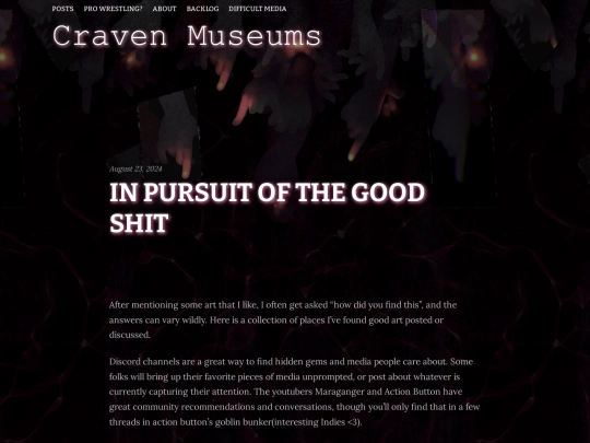 in-pursuit-of-the-good-shit screenshot