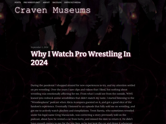 why-i-watch-pro-wrestling-in-2024 screenshot